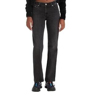 Levi's Low Pitch Bootcut Jeans Easy Fit Stretch Denim Zip Fly Cotton Black 28